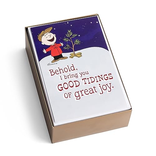 Cartes de Noël DaySpring Peanuts lot de 50 pour vœux église