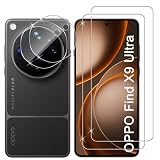 Lutree per OPPO Find X9 Ultra Vetro Temperato, 2+2 Pezzi Pellicola Protettiva+ Pellicola Fotocamera, Durezza 9H Anti-Graffio HD Senza Bolle Protezione Schermo