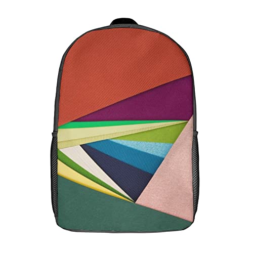 Sac à dos imprimé en 3D grand format 17" léger et mixte pour écolier