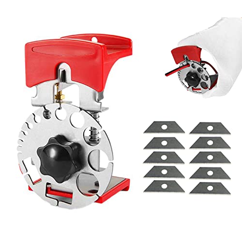 Machine à Dénuder Manuelle,machine à dénuder les fils cuivre rapide portable, dénudeur fils électriques,dénudeur de câbles polyvalent à profondeur réglable pour Fil AWG Solide et Toronné