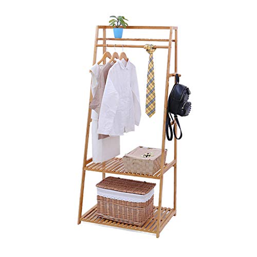 Râteliers multi-usages Porte-Manteau Combinaison de Sol Multifonctions Porte Chambre cintres créatifs Simple étendoir Moderne Casiers (Color : Beige, Size : 80 * 48 * 166cm) Cover