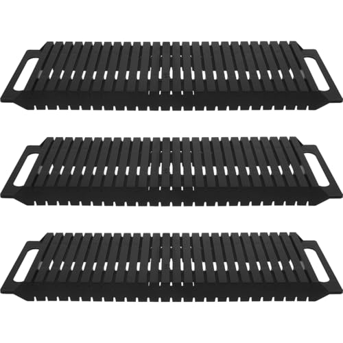 Image of PCB Rack 25-Slot Anti-Static Circuit Board Holder with Double-Ear Stability Design for Electronic Component Storage and Soldering Work 18.70X5.31X1.33 Inches 3-Pack