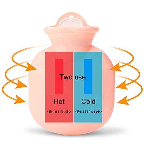 Chdn Rubber Hot Water Bottles Pain Relief With Cute Faux Fur Cover #TOP5