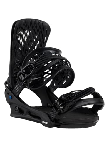 Burton Men's Genesis Re:Flex Snowboard Bindings, Medium, Black - Thumbnail 2