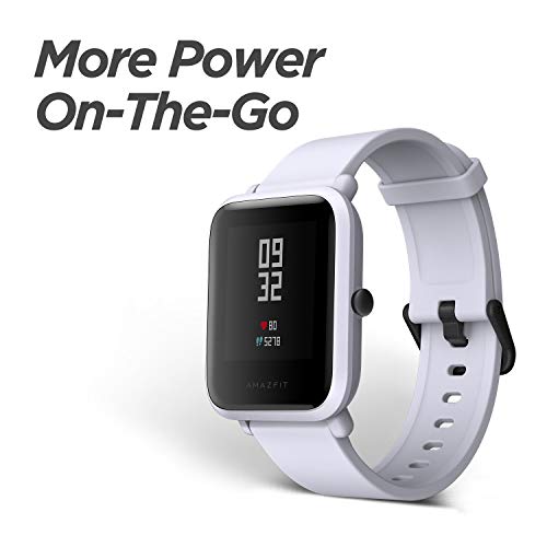Amazfit-BIP-smartwatch-by-Huami-with-all-day-heart-rate-activity-tracking-sleep-monitoring-GPS-30-day-battery-life-Bluetooth-White-Cloud-One-Size