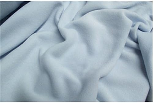 10 yd. Bolt Solid Anti-Pill Polar Fleece; No-Sew Tie Blanket Fabric 10 (Baby Blue)