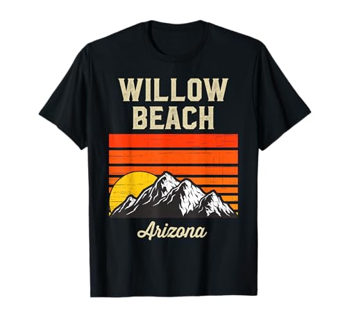 Souvenir retrò vintage di Willow Beach Arizona City State USA Maglietta