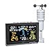 Produktbild TFA Dostmann Spring Breeze Funk-Wetterstation, 35.1140.01, inkl Windmesser, mit Farbdisplay, Wettervorhersage mit Alarmgrenzen/Symbolen, inkl Funkuhr, Historie, Windgeschwindigkeit, Taupunkt, schwarz