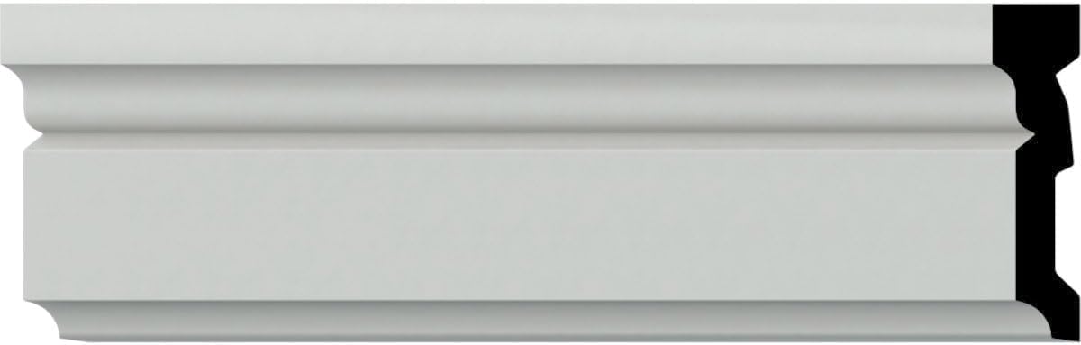 Ekena Millwork CAS02X00MO Monique Window & Door Casing, 2 7/8"H x 3/4"P x 94 1/2"L, Primed