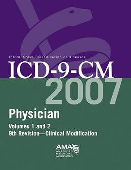 Spiral-bound AMA ICD-9-CM 2007 Vol. 1 & 2 Book