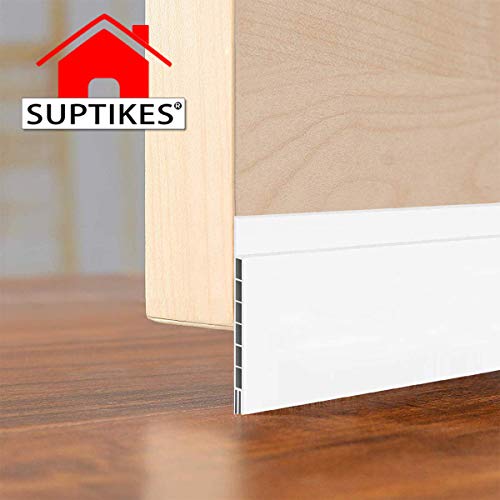 Upgraded Door Draft Stopper for Large Gap,Widened Door Sweep Seal Gap Up to