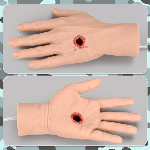 Image of Hand Wound Packing Trainer Kit,GSW Through, Stop the Bleeding Training, Bleed Control Kit for Medical Classes - Light