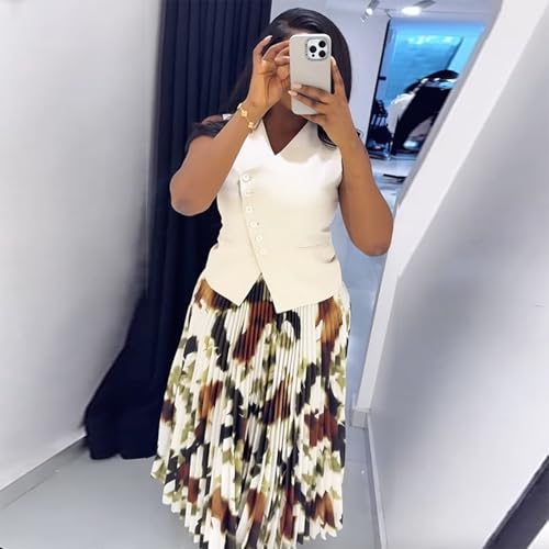 Ensemble tailleur jupe pour un look de bureau élégant et léger en été - 2