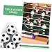 Kisangel 14Pcs Desktop Soccer Balls Replacement Footballs for Tabletop Soccer Game Lightweight Durable Accessories for Family Fun and Entertainment