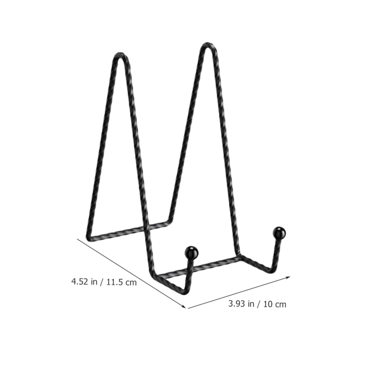 Levemolo Picture Easel Stand Small Plate Stand for Display Metal Frame Holders Smooth Finish