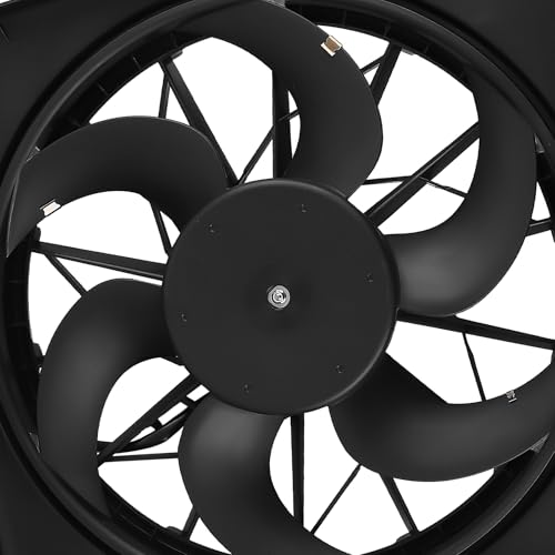 Image of maXpeedingrods 620-475 Engine Radiator Cooling Fan Assembly for Jeep Liberty 2.4L 2005, for Jeep Liberty 3.7L 2004-2007 Replacement 55037692AB CH3115143