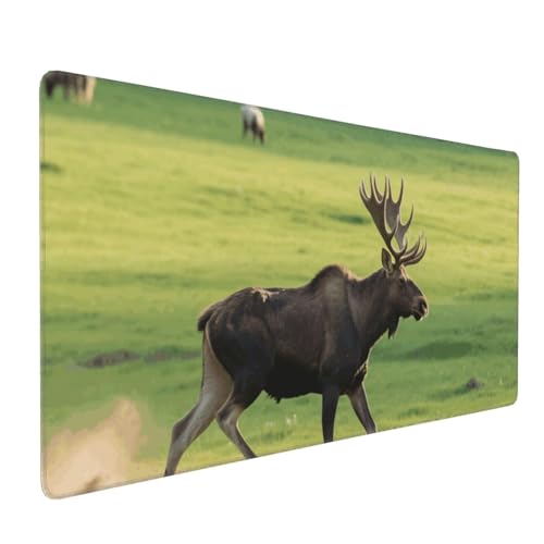 Tapis de souris de jeu Moose grand format 90x40 cm antidérapant de bureau