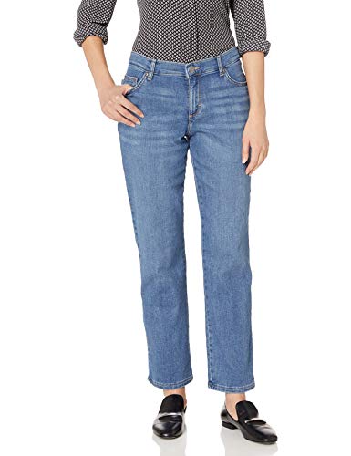 Lee Women's Petite Relaxed-Fit Straight-Leg Jean