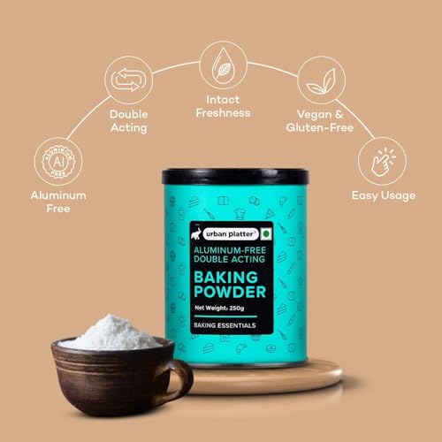 Urban Platter Aluminum-Free Baking Powder-250G Tin