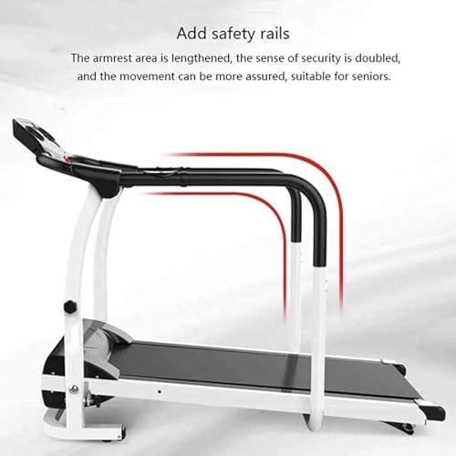 Image of Electric Folding Treadmill for Home Folding Treadmill for Home 3 Levels of Inclination Can Be Adjusted Aerobic Fitness for The Elderly Extra Long Handle
