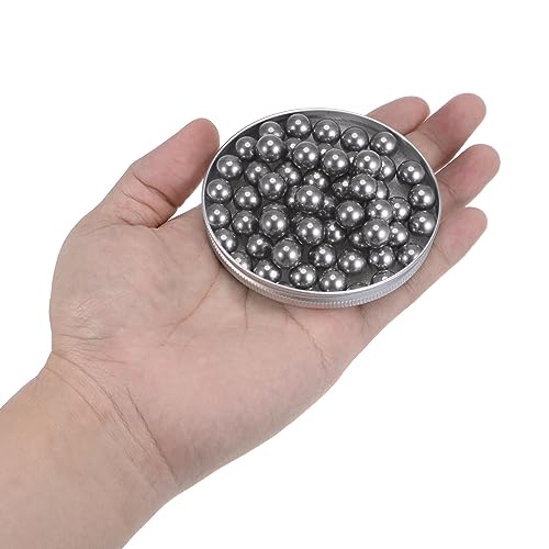 Billes en acier carbone 10 mm sourcing map pour roulements de précision | Lot de 120