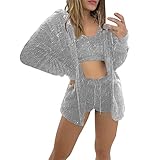 Wintermantel Damen,Kapuzenjacke Leichte Jacke Mantel Teddyfell Kamelhaarmantel Peak Time Regenjacke Steppmantel Herbstjacken 2022 Parka Wasserdicht Airfield Blazer(2-Hell Grau,M)