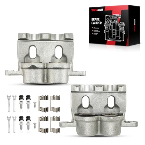 Image of Torchbeam Front Brake Calipers Set for Chevrolet Silverado 1500 2008-2018, GMC Sierra 1500 2008-2018, Chevrolet Tahoe 2008-2020, Front Left and Front Right Calipers without Bracket 184918A+184919A
