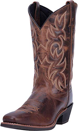 Laredo Mens Breakout Square Toe Casual Boots Mid Calf - Brown - Size 10 D