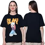 Preneum-Womens-Cotton-Casual-Printed-Half-Sleeves-Round-Neck-Oversized-T-Shirt-Loose-Fit-Relaxed-Fit-Wide-Fit-Trendy-Graphic-Tee