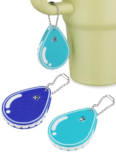 NiHome 2PCS Hydration Trackers, 3D Printed Daily Drink Water Reminder,