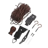 ERINGOGO Corda in Poliestere e Viti Cieche per Tende a Rullo in bambù, Kit Accessori per Tapparelle e Tende a Pacchetto, Parti di Ricambio per Uso Domestico e Manutenzione Facile