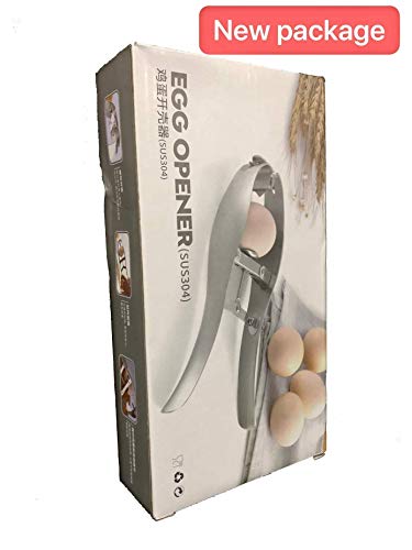 HEROPIE Egg Opener Eggshell Cracker Cutter, Stainless Steel Egg Separator Creative Kitchen Tools