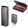 Draadloze Lavalier Mini-Microfoon, Plug-Play Mobiele Telefoon Microfoon Video-Opname Microfoon Met Oplaadkoffer, Usb…