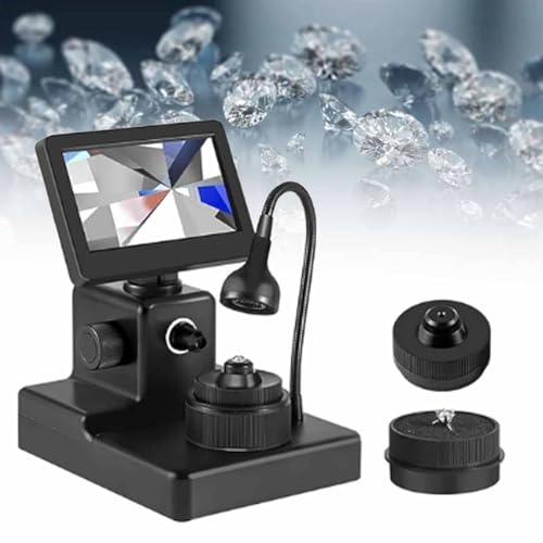 Microscopio digitale con schermo LCD da 4.3 pollici e luce di riempimento a LED per lidentificazione accurata del codice della vita del diamante