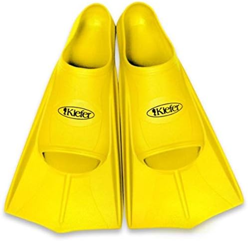 Kiefer 800093-G Silicone Training Swim Fins, Men's Size 14-15, Yellow