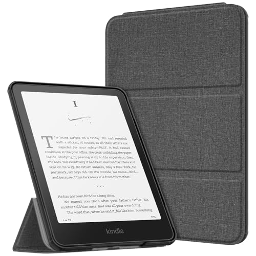 Fintie (�t�B���e�B�[) �O�܂�P�[�X 7�C���` Kindle Paperwhite 2024 ����� Kindle Colorsoft Signature Edition �p - ���y�� �܂肽���ݎ��X�^���h�J�o�[ �����E�F�C�N/�X���[�v Kin