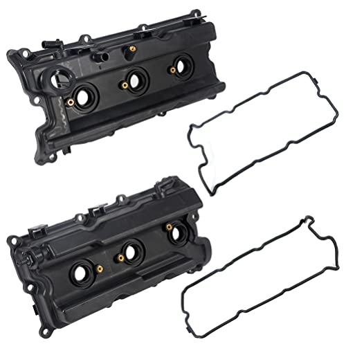 ECCPP Engine Valve Cover Gasket Driver Passenger Side 2005-2015 for Nissan Xterra 2012-2019 for Nissan NV1500 NV2500 NV3500 for Nissan Frontier Left and Right Engine Valve Covers Kit 13264-EA210