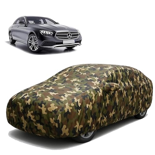 Image of Sulfar 100% Waterproof Car Body Cover for Mercedes Benz S90 - Triple-Stitched Dustproof UV, Heat & Rain Protection with Mirror Pockets, Full-Bottom Elastic & Free Storage Bag - All-Weather Indoor Outd