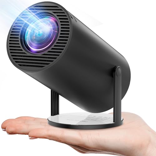 Image of CLOKOWE Projector, Mini Projector with Wifi and Bluetooth, FHD 1080P Supported, Auto Keystone, Portable Outdoor Movie Projector, Compatible with Android /iOS /Windows /TV Stick /HDMI /USB