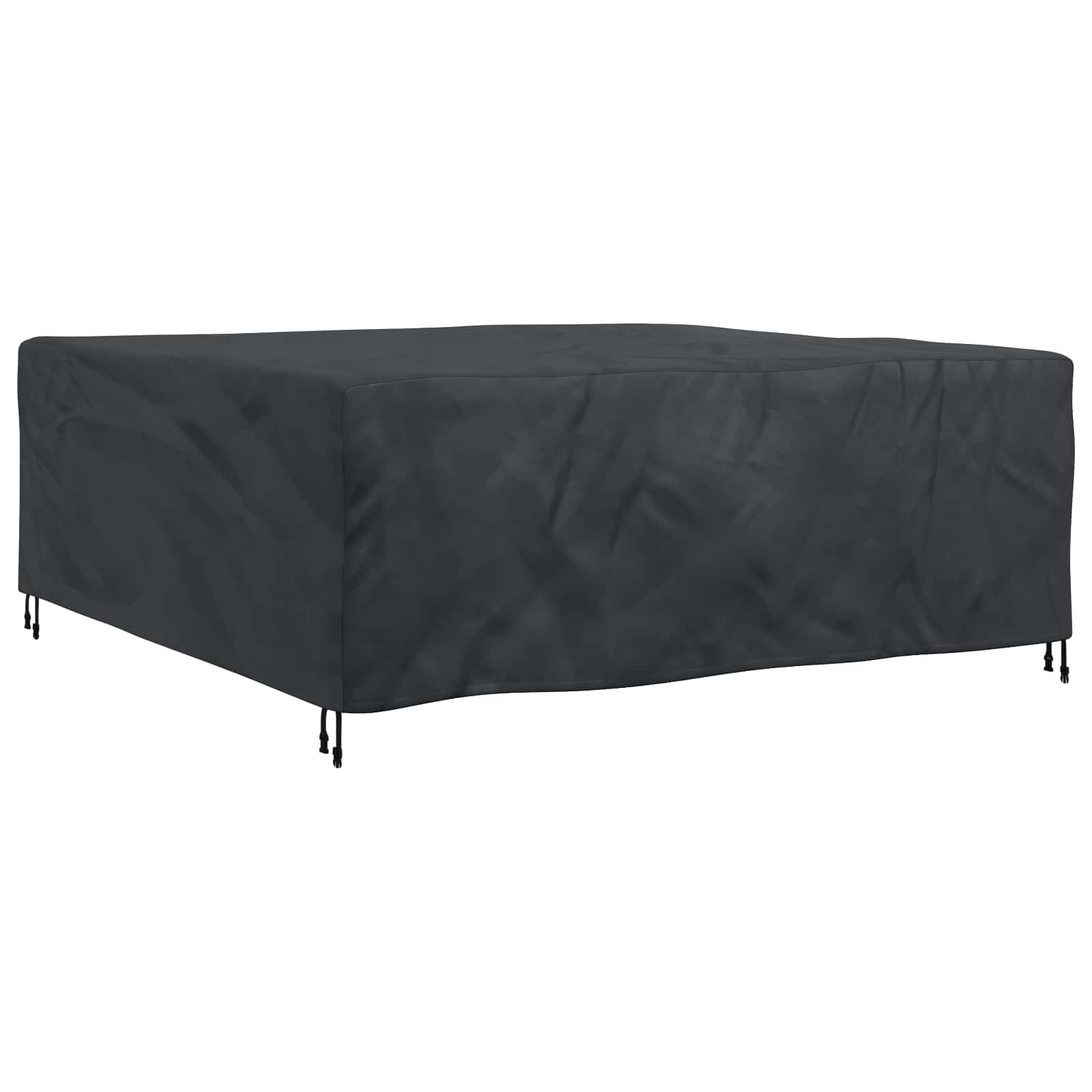 Knerpwd 600D Oxford Fabric Waterproof 600D Furniture Cover, Plain Black 210 X 200 X 70 Cm, Modern Indoor Outdoor Use