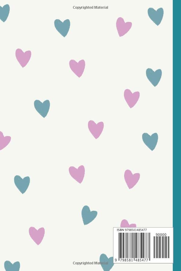 Sophia's Notebook: Sophia Personalised Name Notebook - Drawn hearts 120 (Pages 6 x 9 inches) - Image 2