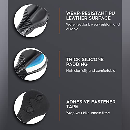 mingzhe Capa de selim de bicicleta antiderrapante capa de assento de bicicleta acolchoada de silicon