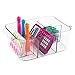 iDesign Makeup Organizer for Countertop - Storage for Cosmetics and Toiletries - Clear - Made in USA