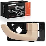 A-Premium Front or Rear Right Passenger Side Interior Door Handle Compatible with Hyundai Tucson 2006 2007 2008 2009, Beige