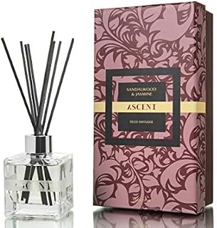 Reed Diffuser Set | Essential Oil Reed Diffuser Sandalwood & Jasmine | Aromatherapy