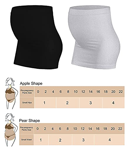 Rheane Faixa de barriga para gestantes, extensor de jeans para gestantes, faixas de barriga ajustáve