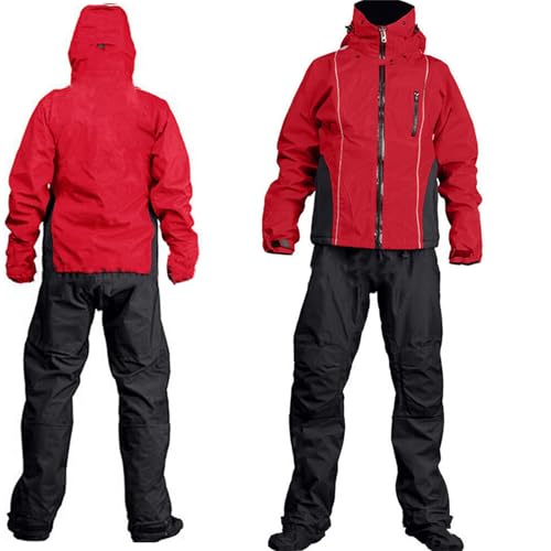 BEIAKE Cold Water Dry Suits Rescue Suit with Detachable Hood for Canyoneering Kayaking Exploring Surfing Stand Up Paddle