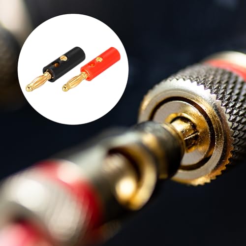 30 Pzas Conectores Banana 4mm 10A 8.5mm x 37.7mm miniatura 4