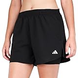 Schneiden adidas, Frau W Min 2In1 SHO, Kurze Hose, Schwarz-Weiß, M
