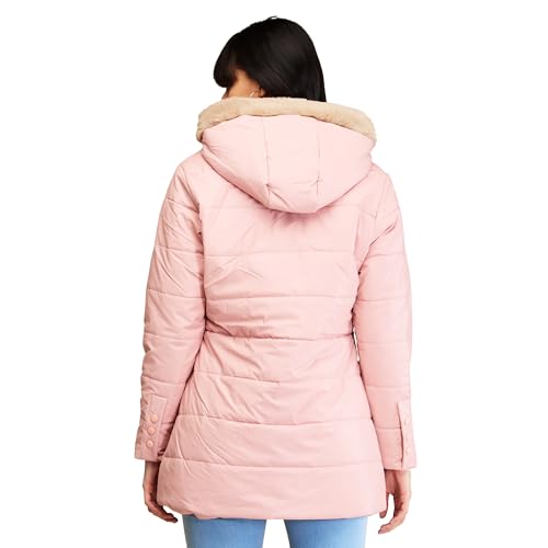 Image of Being Human Red Easy Fit Long Sleeves Detachable Women's Hoodie Clothing